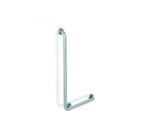 90º wall grab bar stainless steel polished right